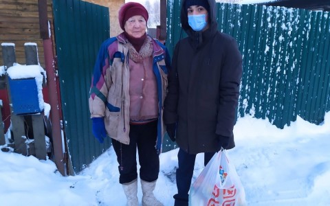 30 продуктовых наборов отправились ветеранам Архангельска под Новый год!