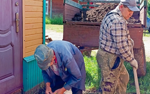 Хорошие новости Области добра: Начались работы по благоустройству территории у часовни в деревне Часовенская